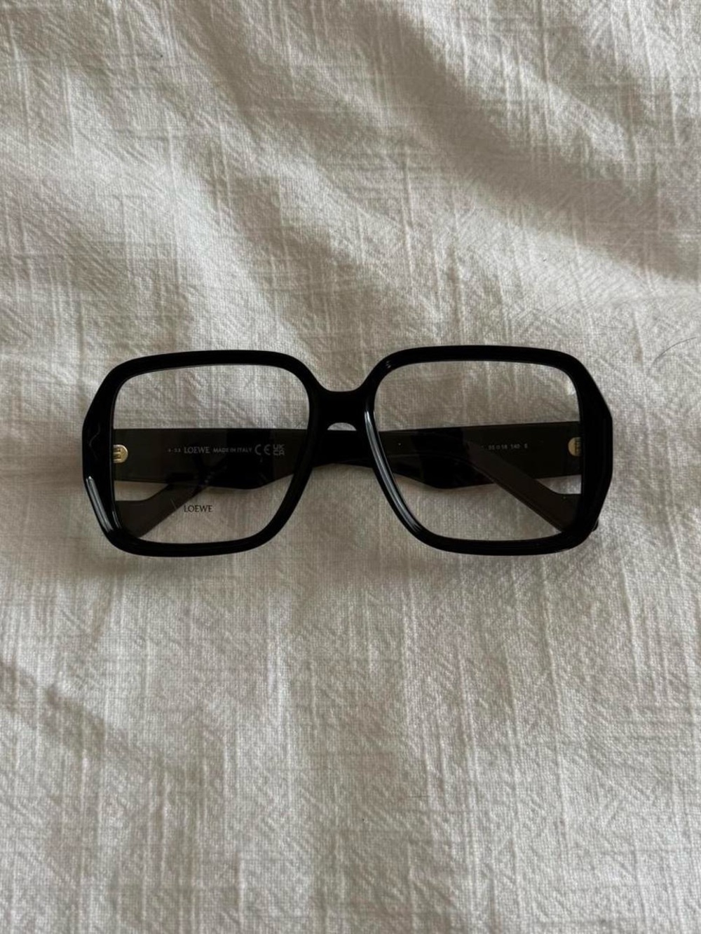 Loewe Black Oversized Eyeglasses